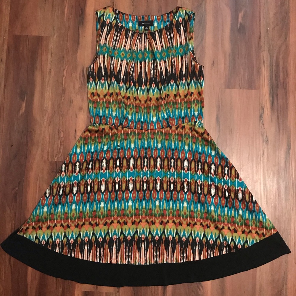 AB Studio Boho Pattern Dress